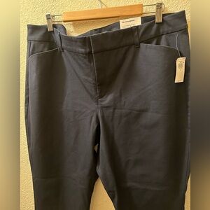 Old Navy Pants Women Navy High Rise Pixie Ankle Secret Smooth Pockets Size 18